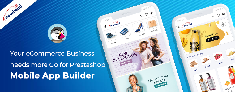 Prestashop mobile app builder by knowband features and benefits.