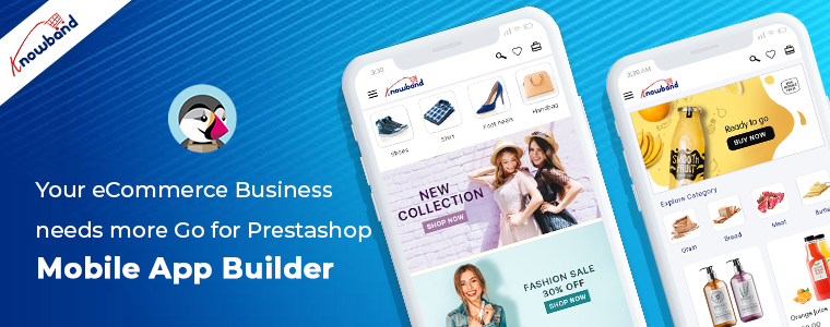 Prestashop Mobile App Builder nach Knowband-Funktionen und -Vorteilen.