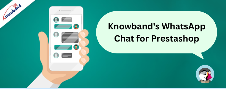 Chat WhatsApp di Knowband per Prestashop