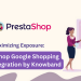 Maximizando a exposição: Integração de feed PrestaShop Google Shopping por Knowband