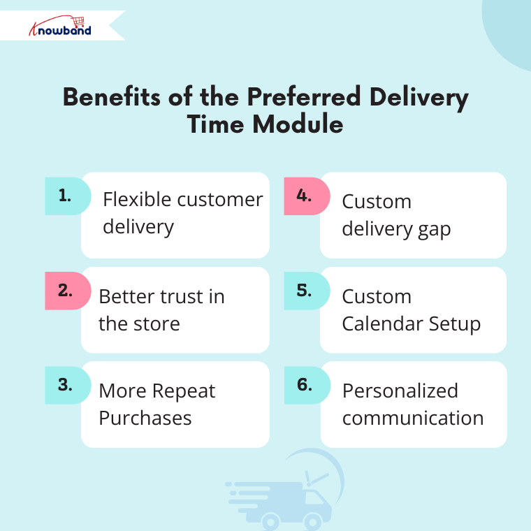Benefits of Knowband’s PrestaShop Preferred Delivery Time Module